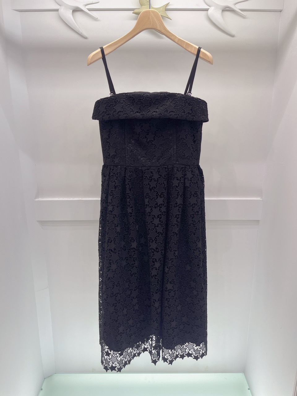 星星lace平口洋裝