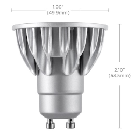 SORAA LED MR16 - GU10 7.5W SM16GW-07-10D-927-03-S3