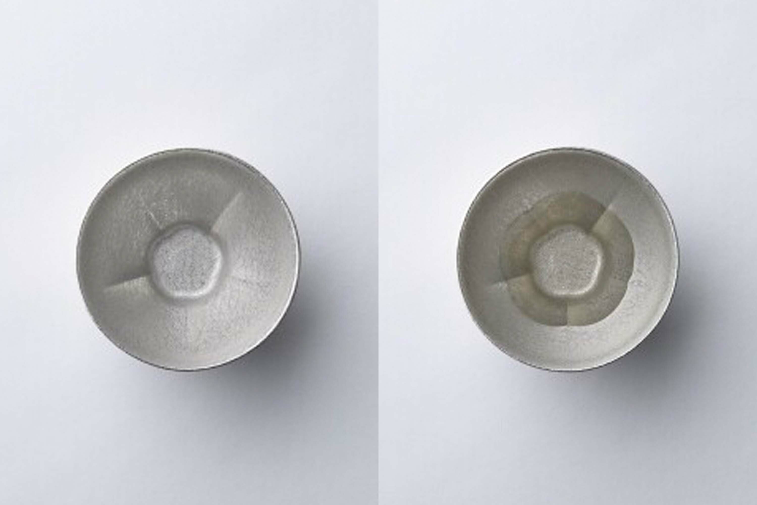 喝日本清酒的吉祥梅紋錫製小酒杯