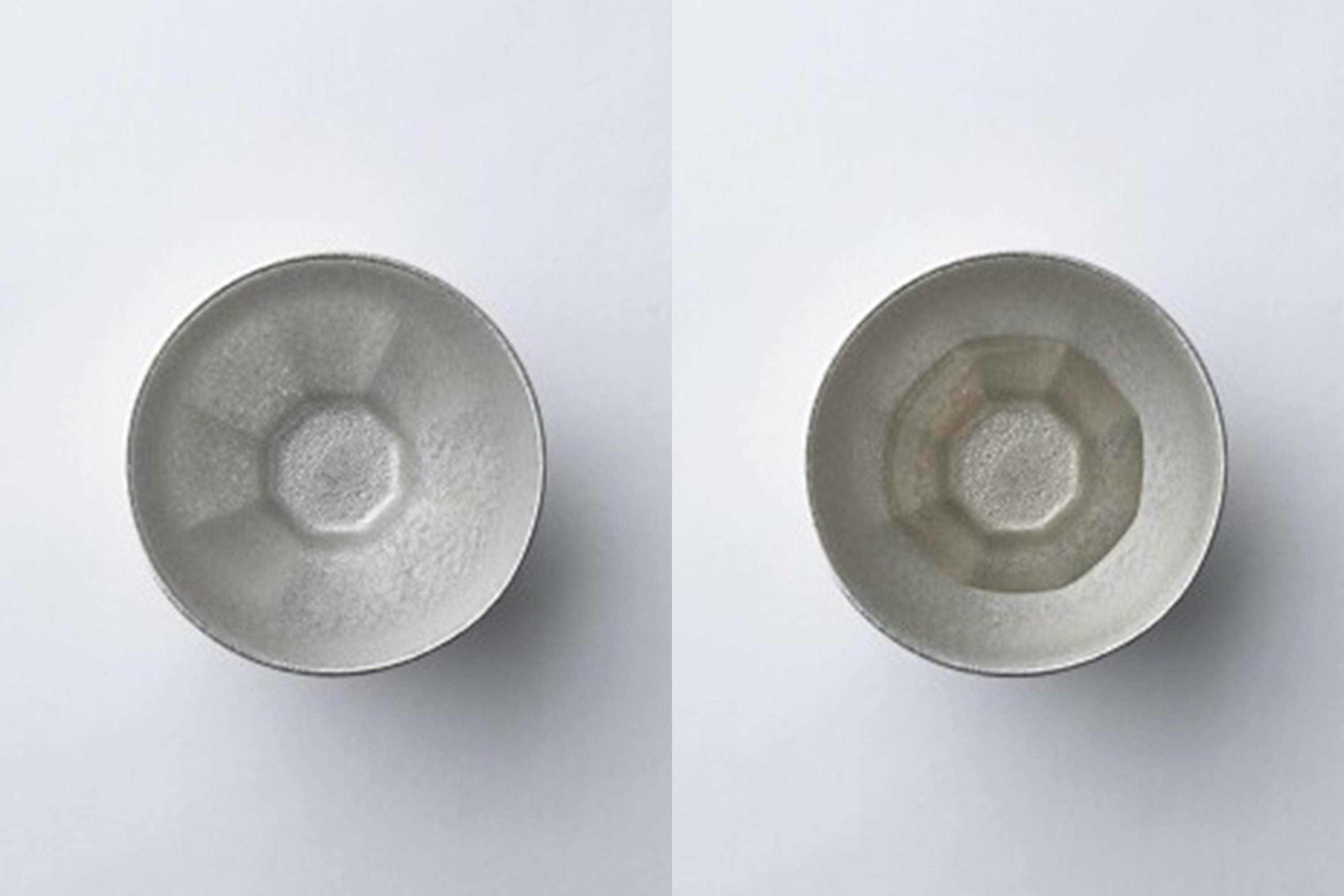 喝日本清酒的吉祥八角紋錫製杯子