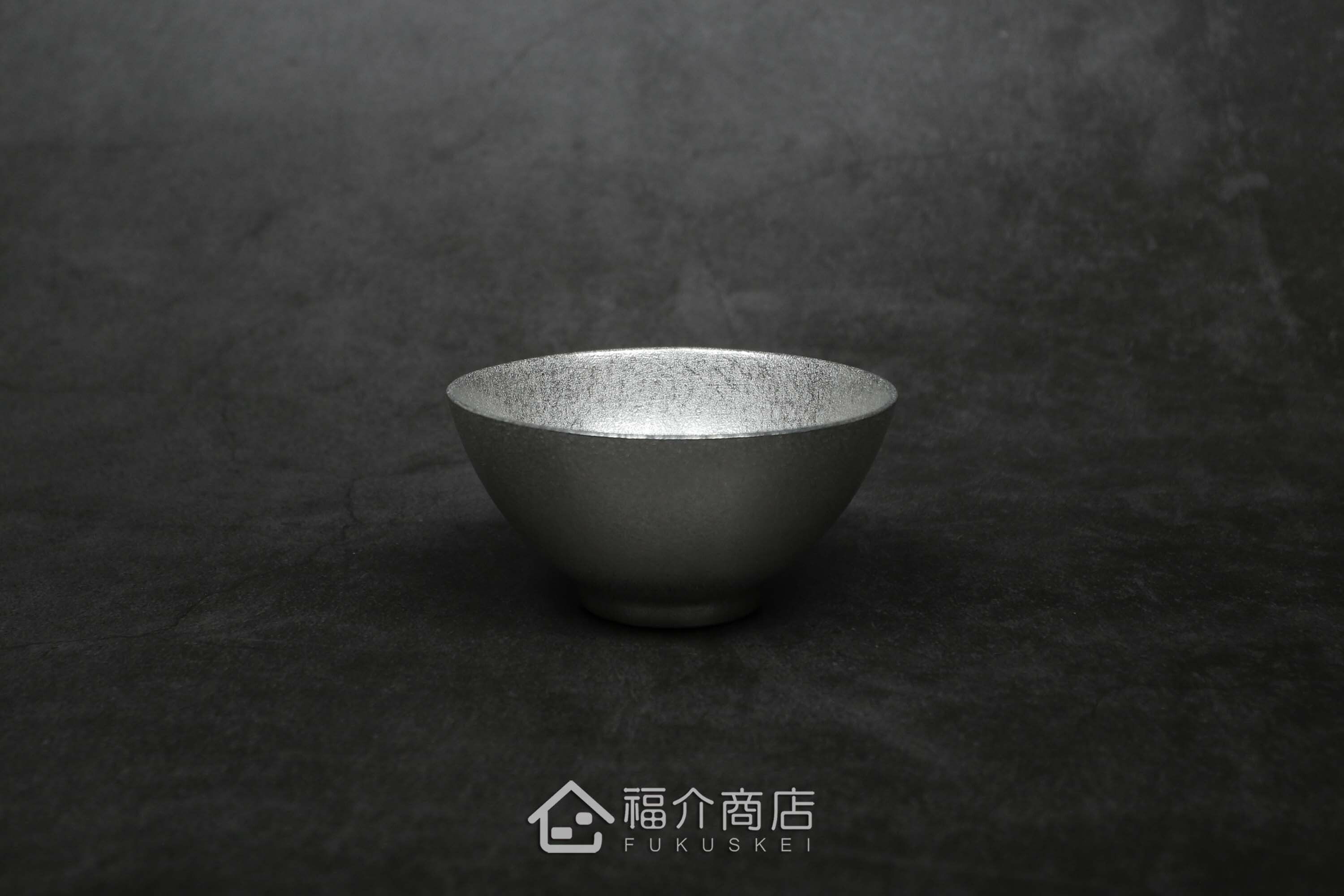 喝日本清酒的吉祥八角紋錫製小酒杯