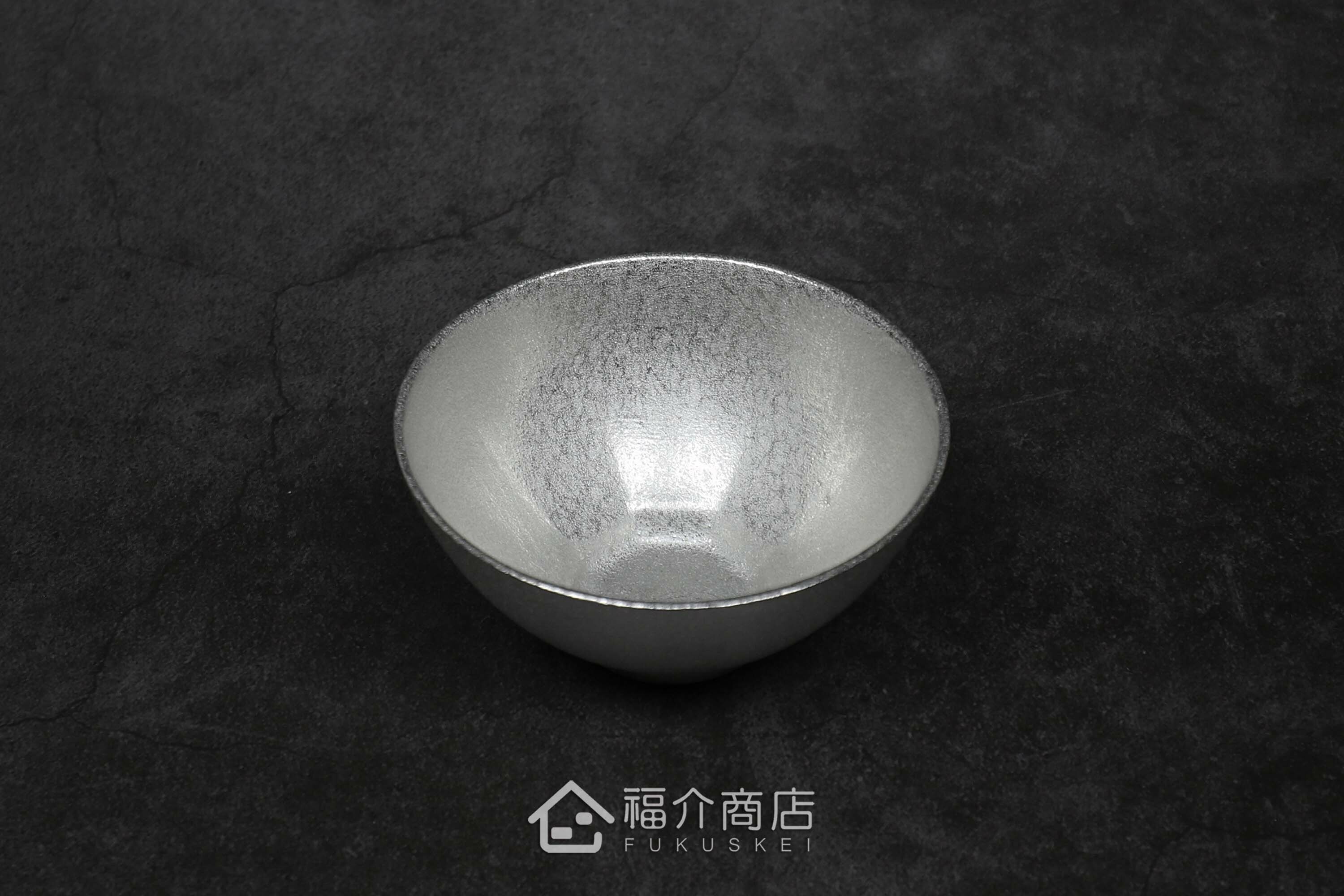 喝日本清酒的吉祥八角紋錫製小酒杯