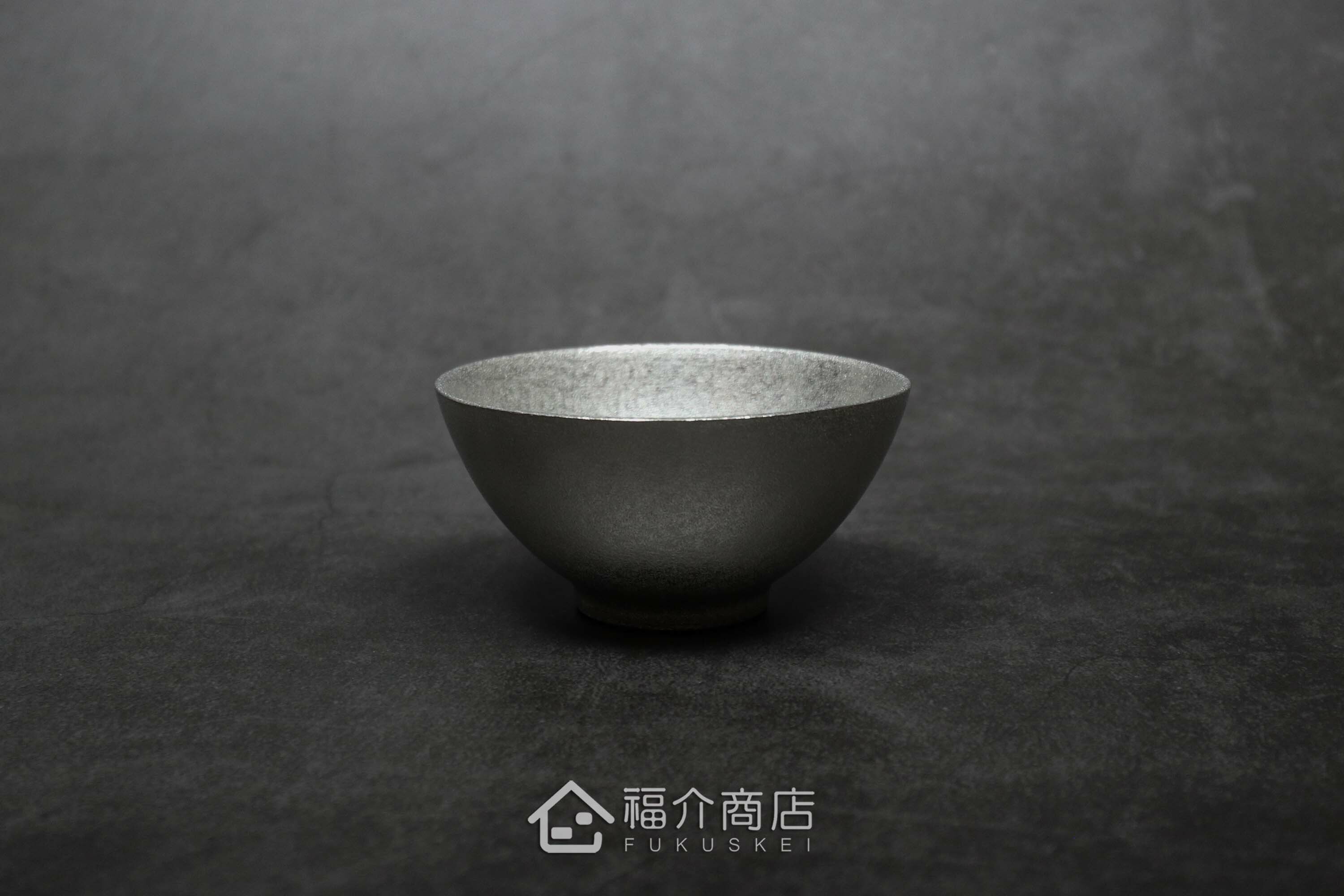 喝日本清酒的吉祥八角紋錫製小酒杯