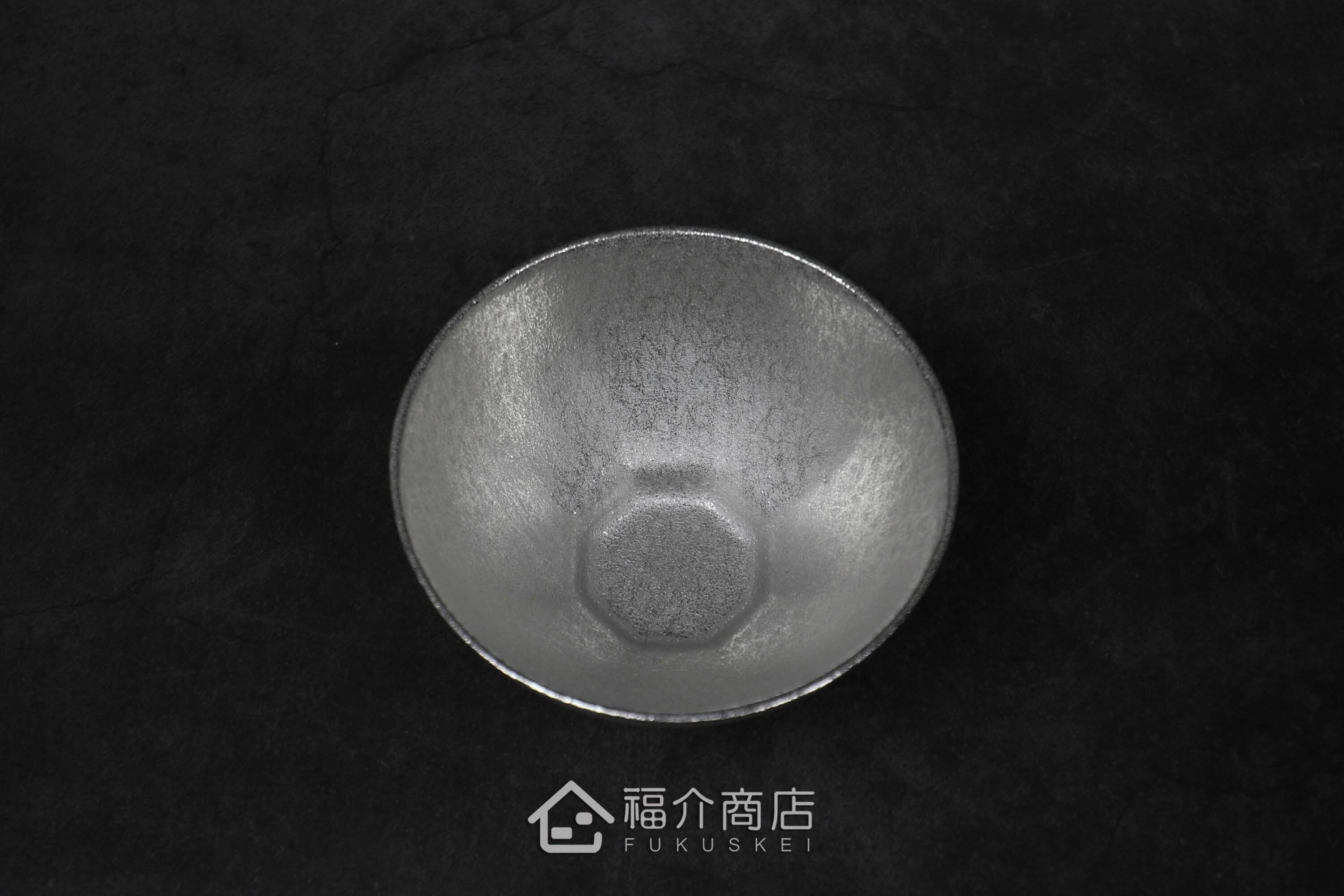 喝日本清酒的吉祥八角紋錫製小酒杯