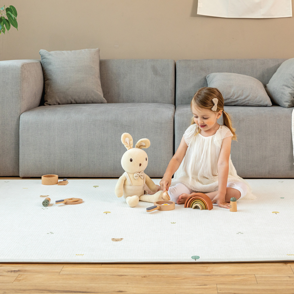 Parklon Lapure Soft 舒美地墊 - Coco Bear + Sage Beige