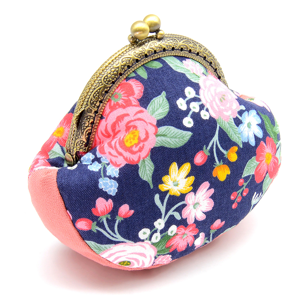 春分花彩口金零錢包(材料包)/個