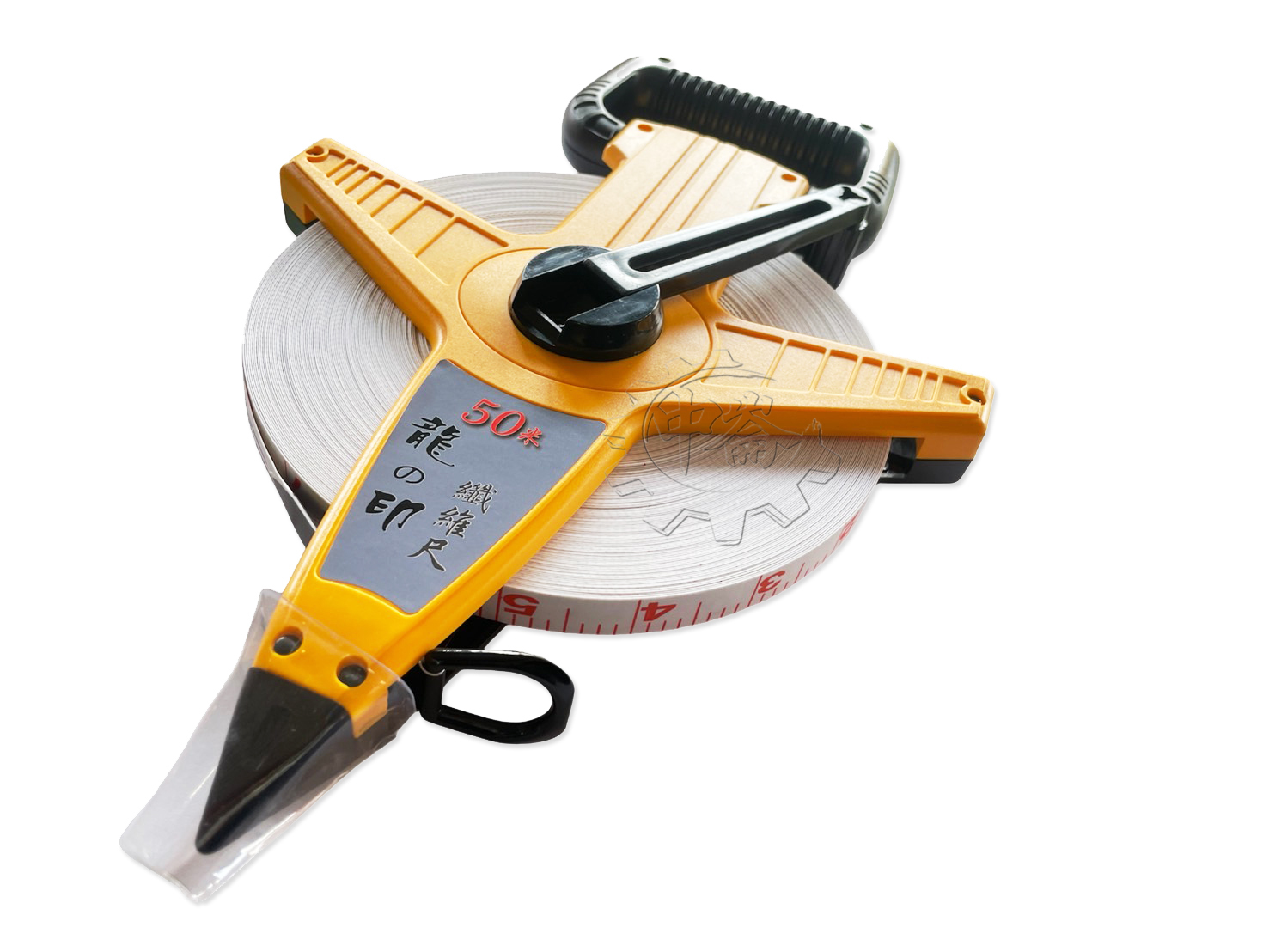 ＊中崙五金【附發票】龍の印 特級纖維布尺 LT-R33 高強度尺帶 尼龍手提布尺拉尺 捲尺50M (165尺)