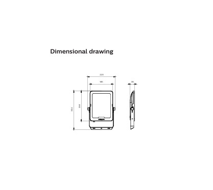 飛利浦 BVP 158 LED 90W 3000-6500K 10,000LM LED 泛光燈