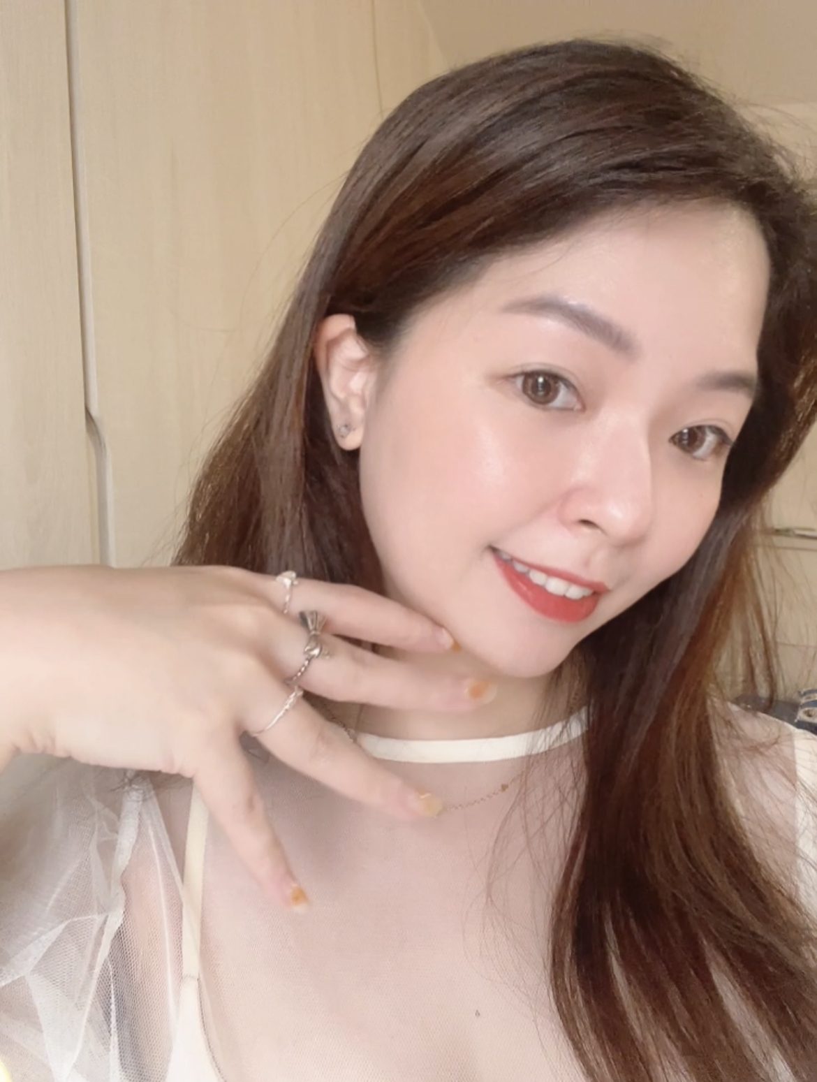 vintage復古做舊蝴蝶結純銀開口戒