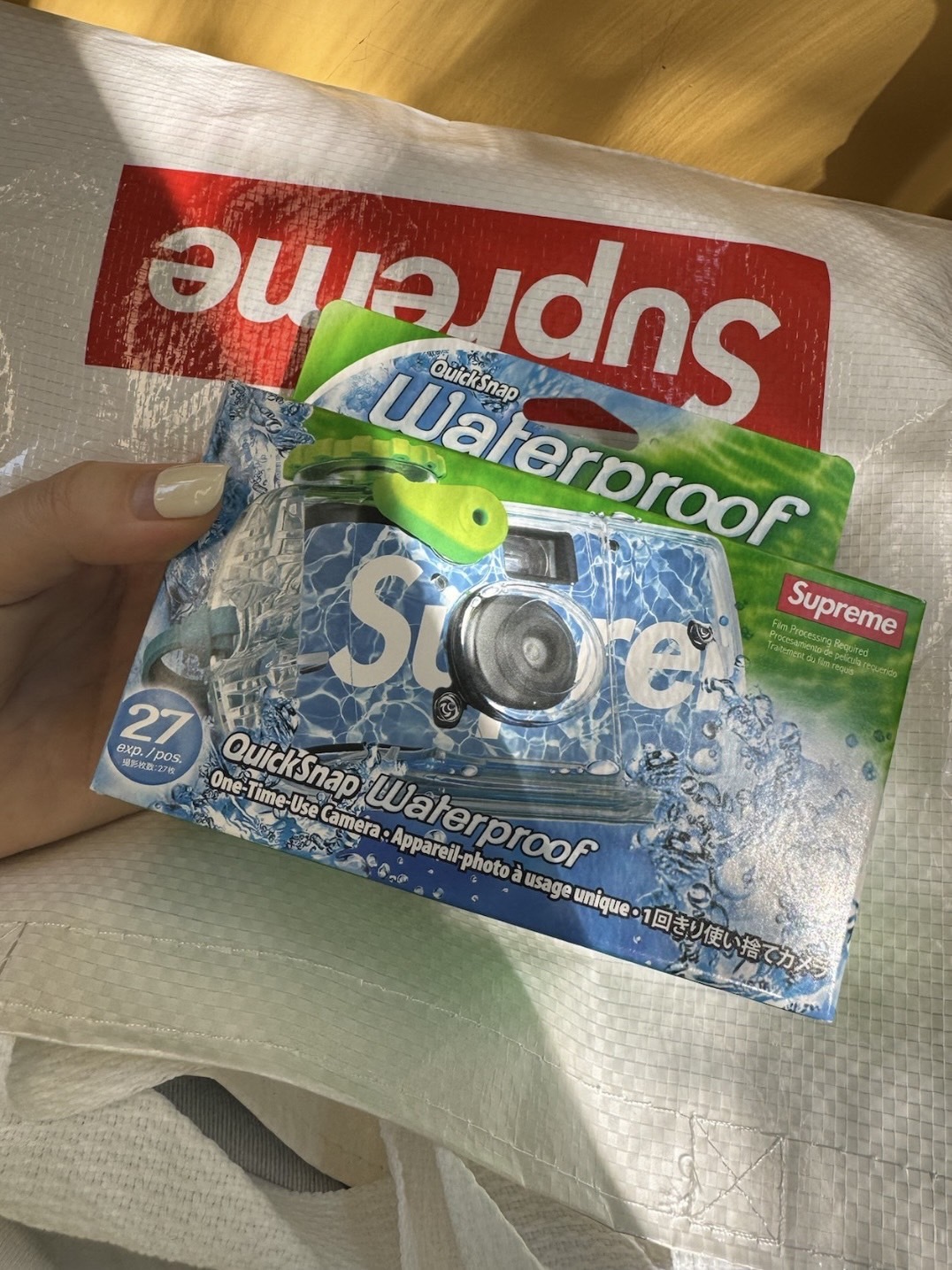 Supreme x Fujifilm  WATERPROOF 防水一次性 底片相機