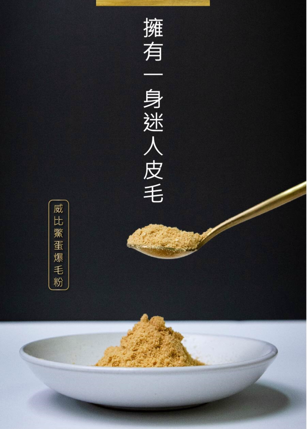 台灣WellBi威比鱉蛋爆毛粉 120g