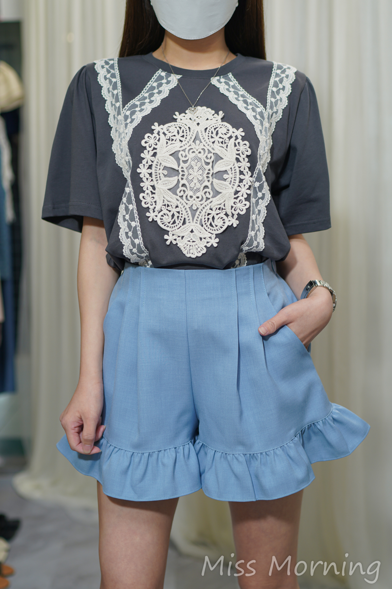 通花Lace款上衣(13999)