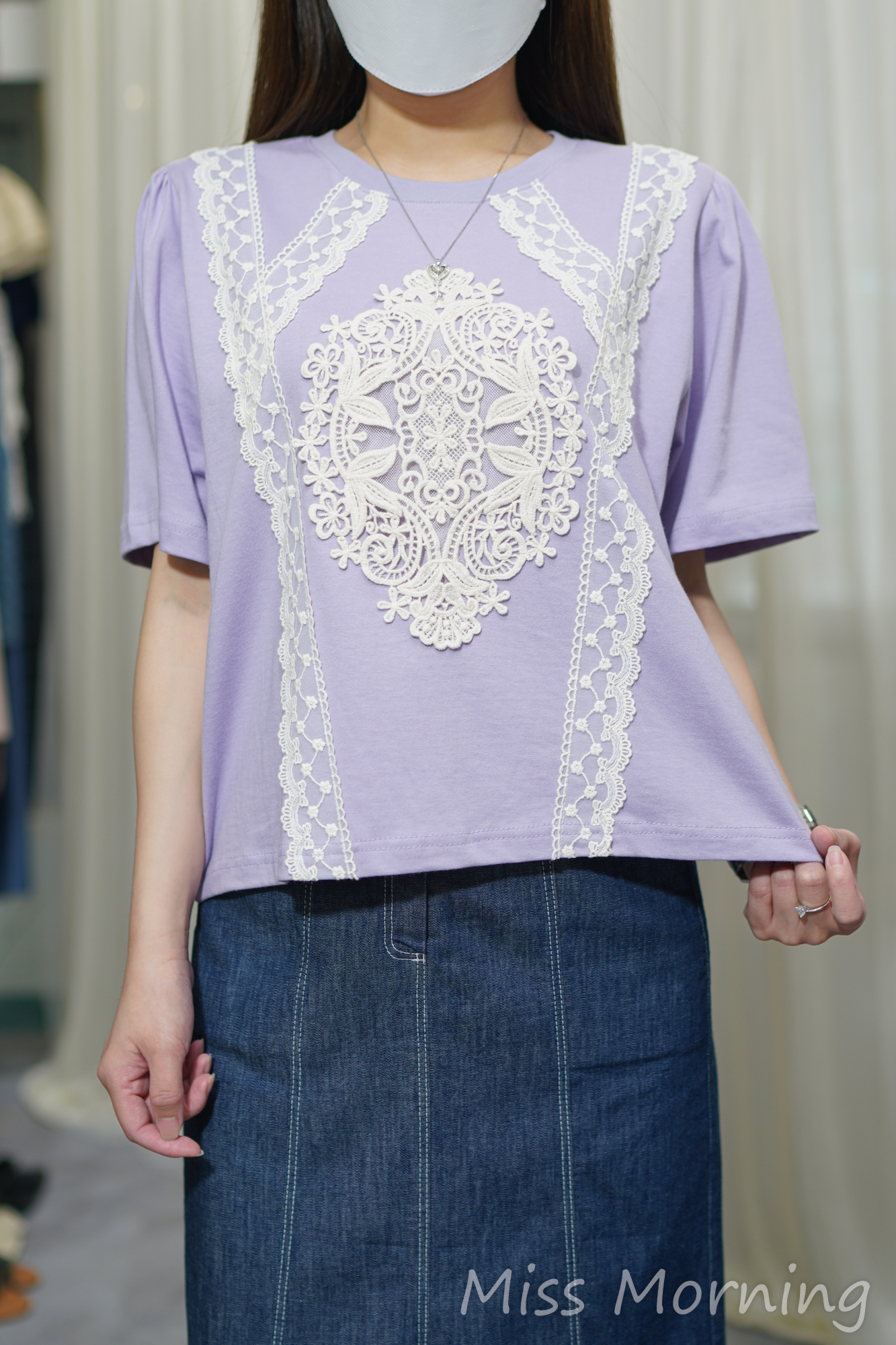 通花Lace款上衣(13999)