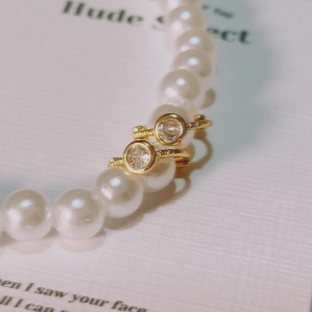 精緻閃亮圓形鑽金色純銀耳扣