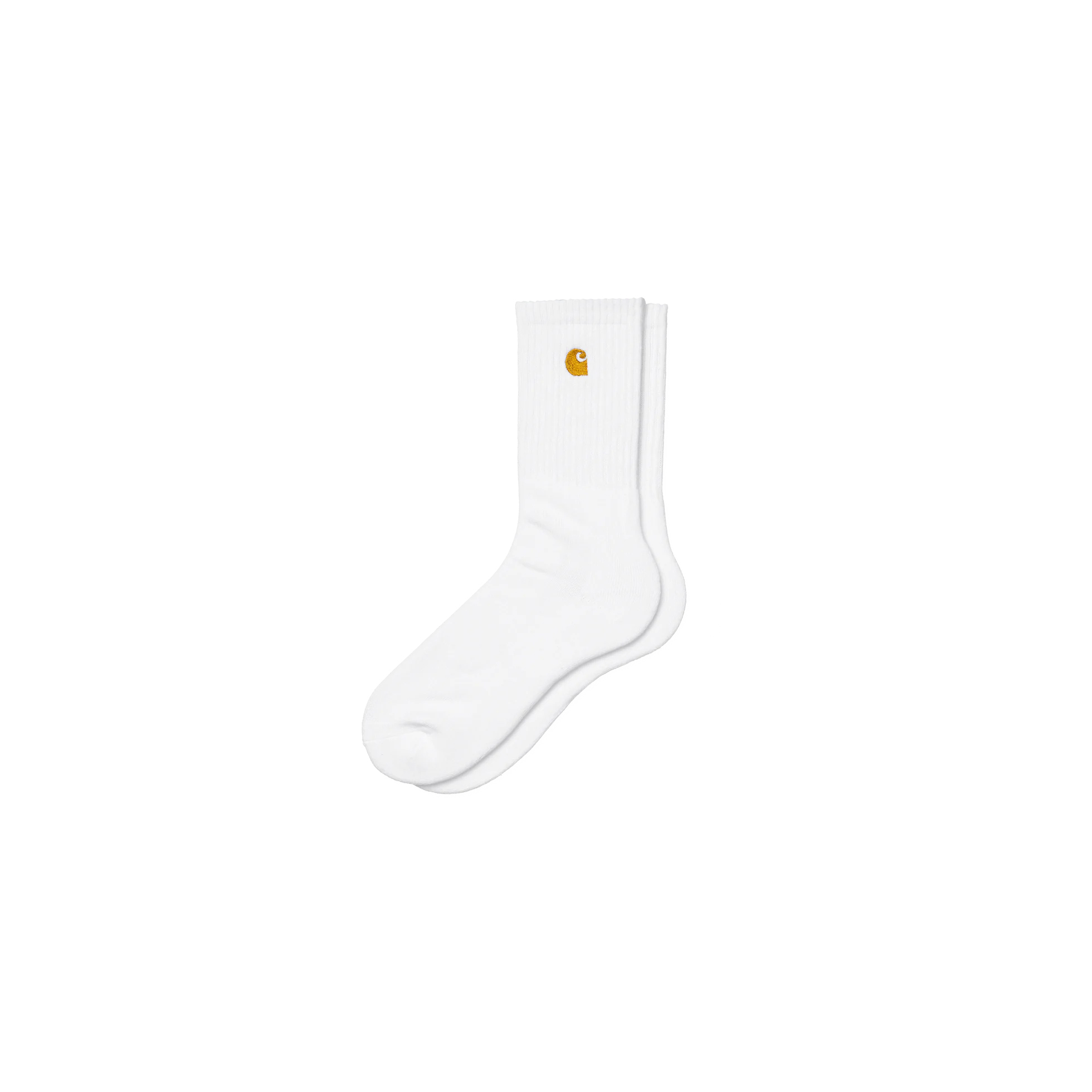 -(E13e05)-Carhartt WIP CHASE SOCKS 刺繡 金標 長襪 中筒襪 小腿襪 襪子 藍/粉紅色/白-I029421