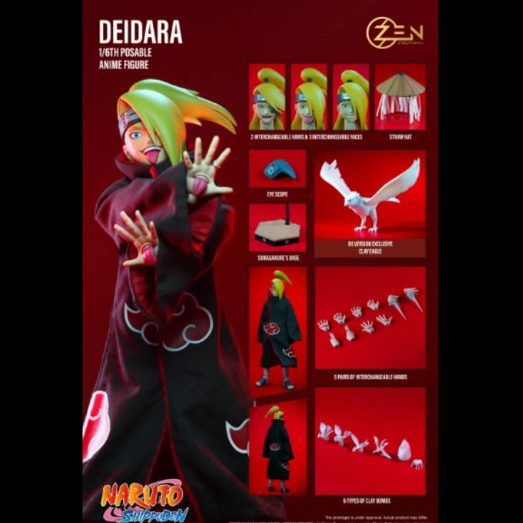 [訂金] ZEN of collectible : 1/6火影忍者 - 迪達拉 豪華版