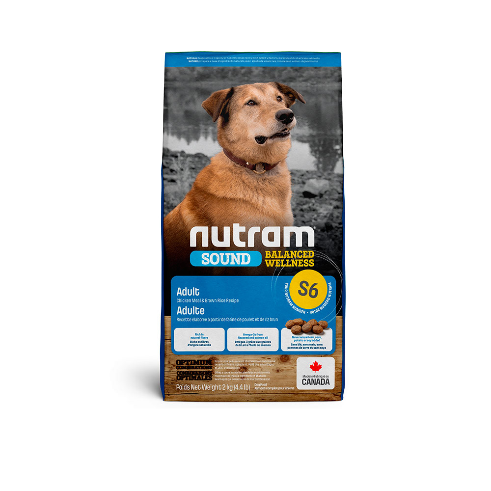 Nutram 紐頓 S6成犬雞肉南瓜 2kg 狗飼料