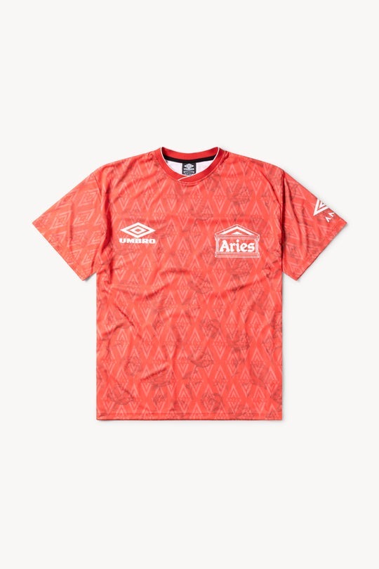 Aries x Umbro | Red Roses SS Football Jersey "Red"