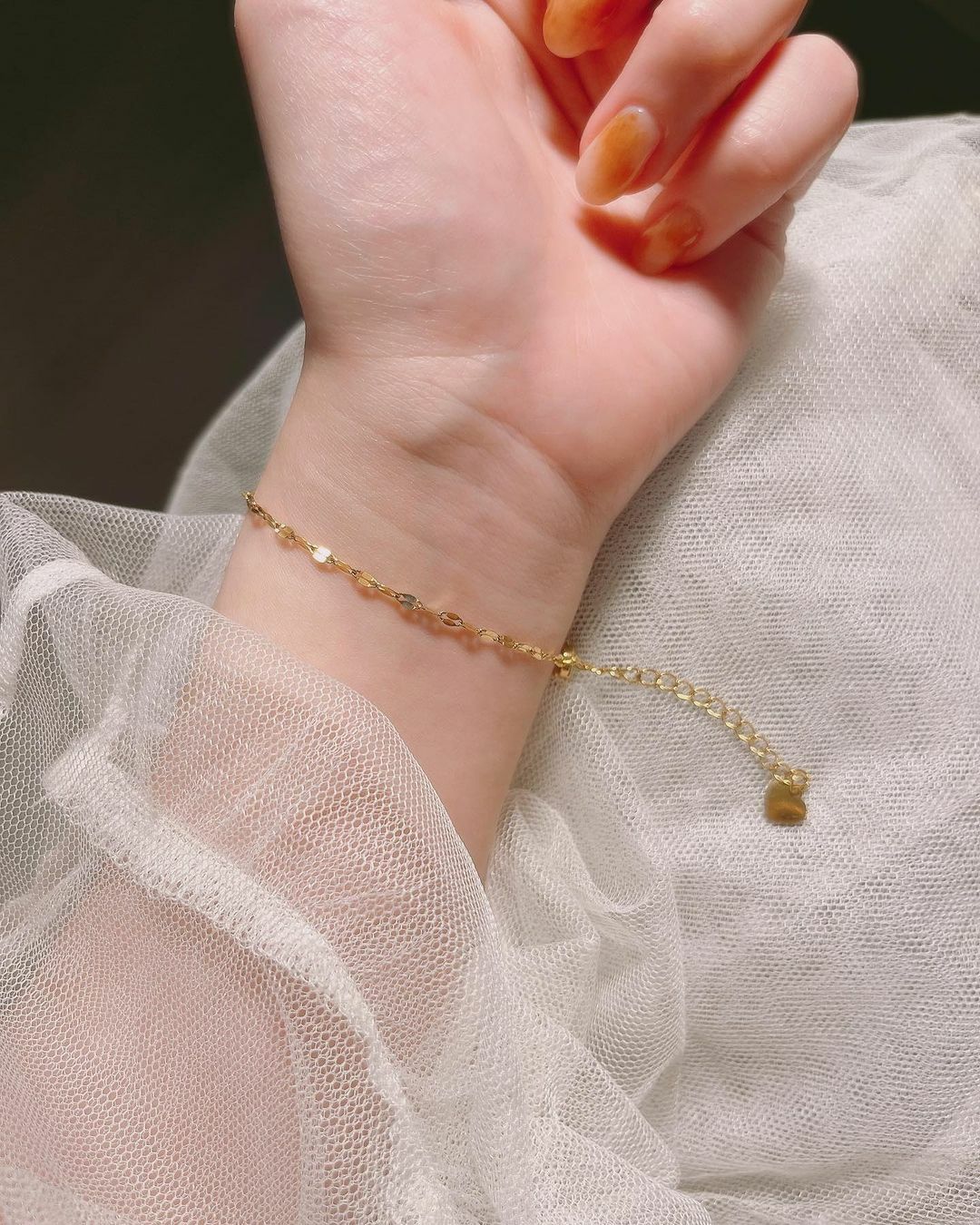 超美唇形鍊條不褪色醫療鋼手鍊