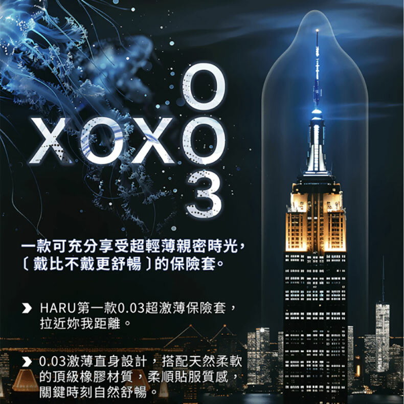 XOXO 0.03|激薄體驗衛生套