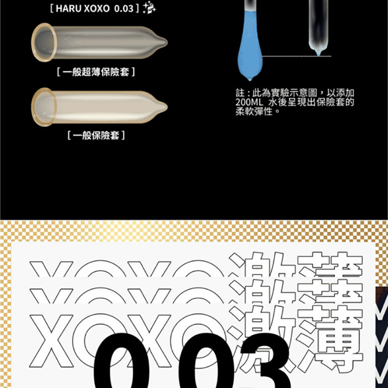 XOXO 0.03|激薄體驗衛生套