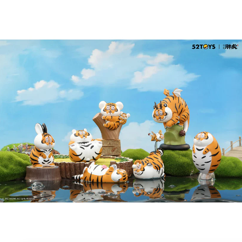 【盲盒連 原裝場景防塵展示盒】52TOYS 盲盒系列- 百變胖虎2 (整套全六款) (6958985026697)