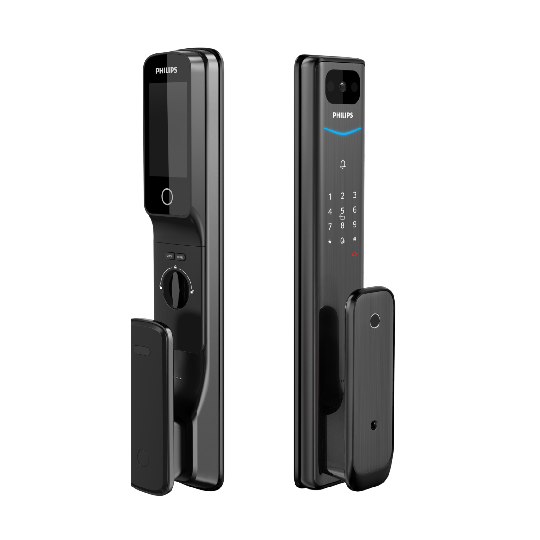 含基本安裝【臺灣公司貨】PHILIPS 飛利浦智能鎖｜EASYKEY Alpha-VP可視推拉式智能門鎖 保固36個月 智慧門鎖 智能電子鎖 WIFI連線 貓眼門鈴 多功能 指紋密碼鎖