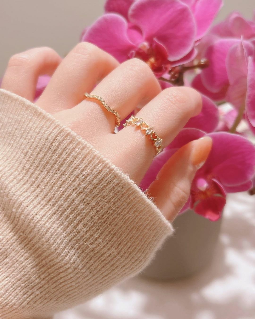 [迷人浪漫開口戒] R03 Charismatic rings