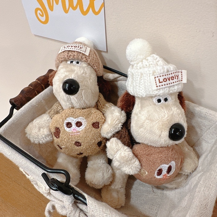 《52089》🍪cookie餅乾掌門狗鑰匙圈(3色)