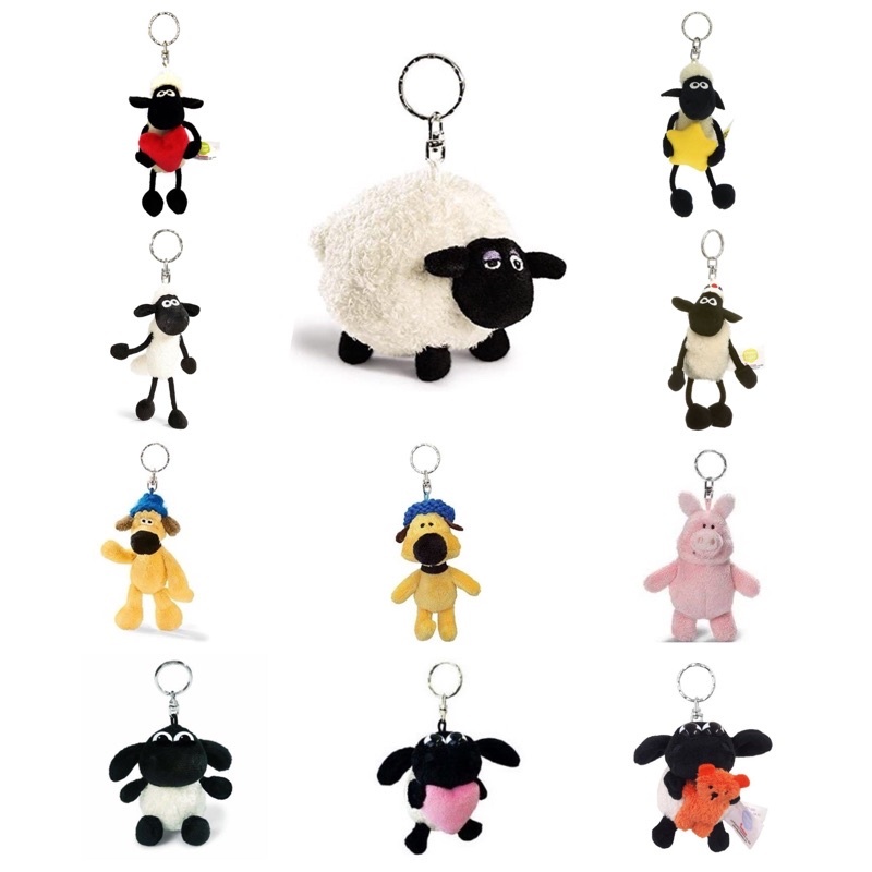 KTQ STORE ‧ 日本 NICI 笑笑羊 掌門狗 盆栽植物 動物 玩偶鑰匙圈 吊飾