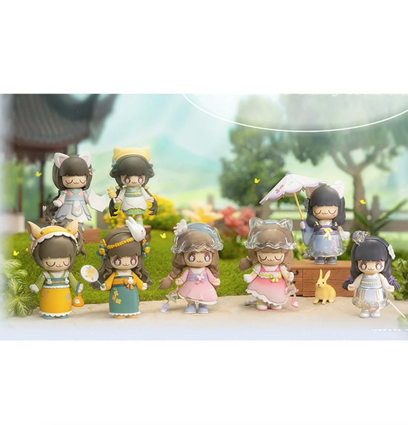 【盲盒連 原裝場景防塵展示盒】52TOYS 盲盒系列- Kimmy＆Miki 四季物語系列(全套8款)