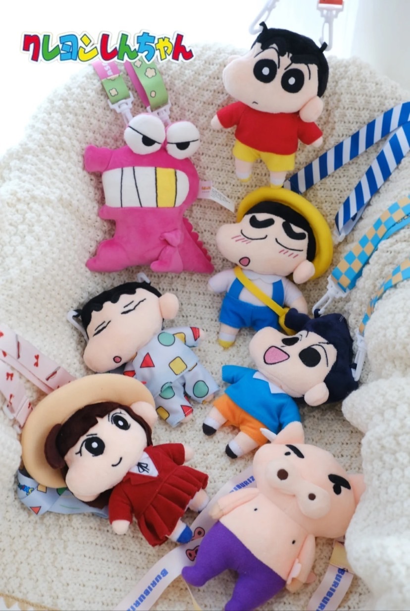 正版授權 會說話蠟筆小新 絨毛娃娃