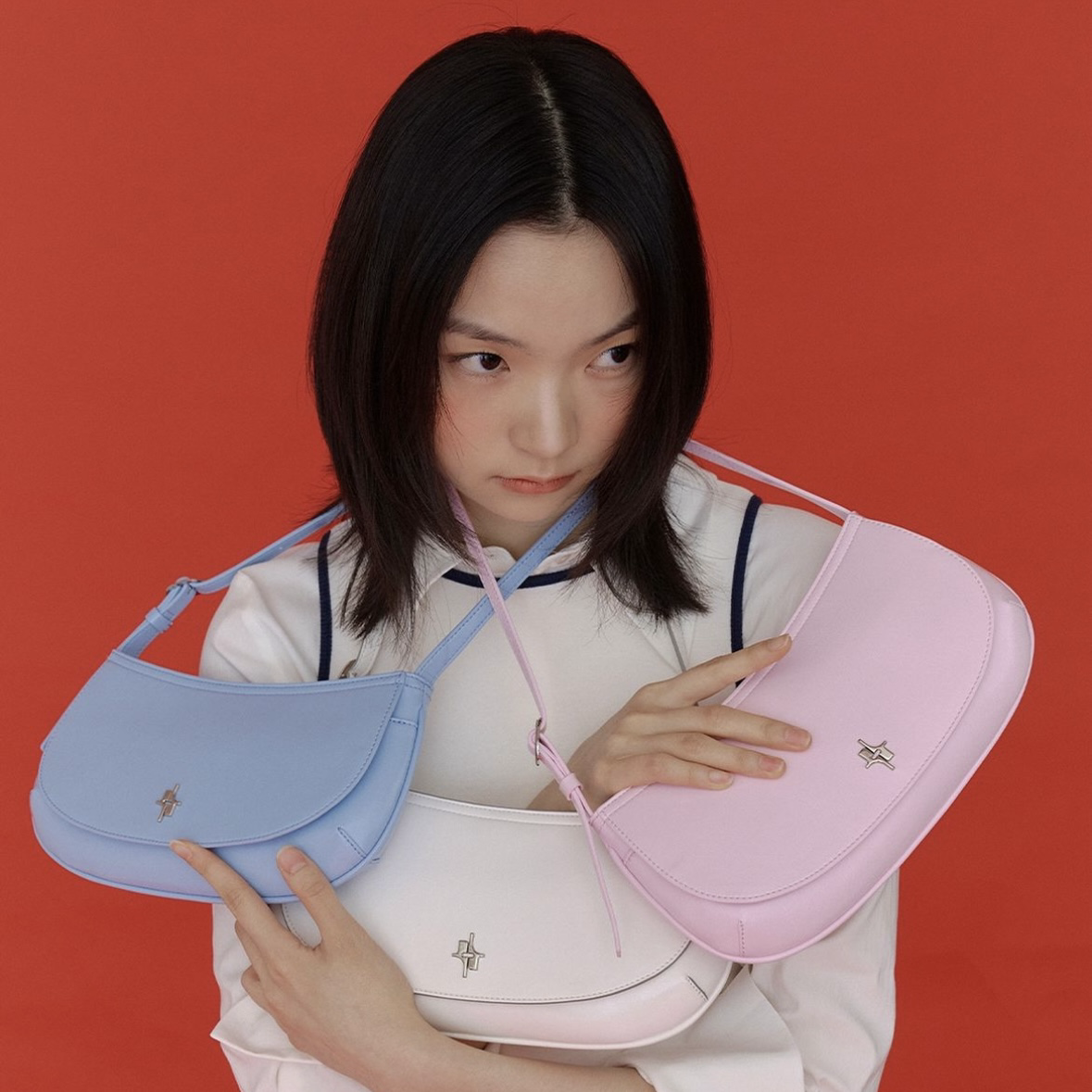 【FIND KAPOOR】SLIM ARCH SHOULDER BAG (3色) 韓國代購> FINDKAPOOR SLIM ARCH SHOULDER BAG