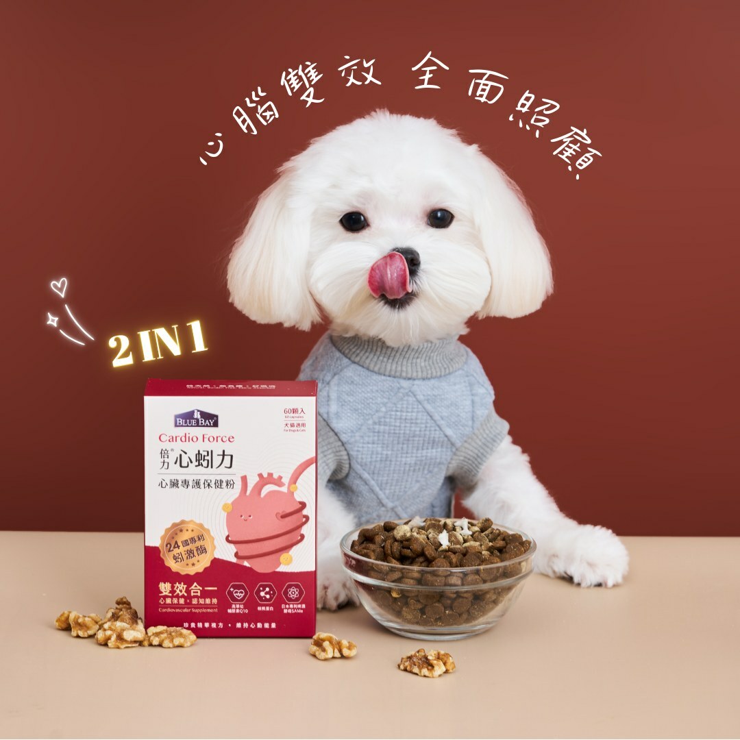 Blue Bay倍力®心蚓力｜心臟專護保健粉30粒裝 (貓狗適用)