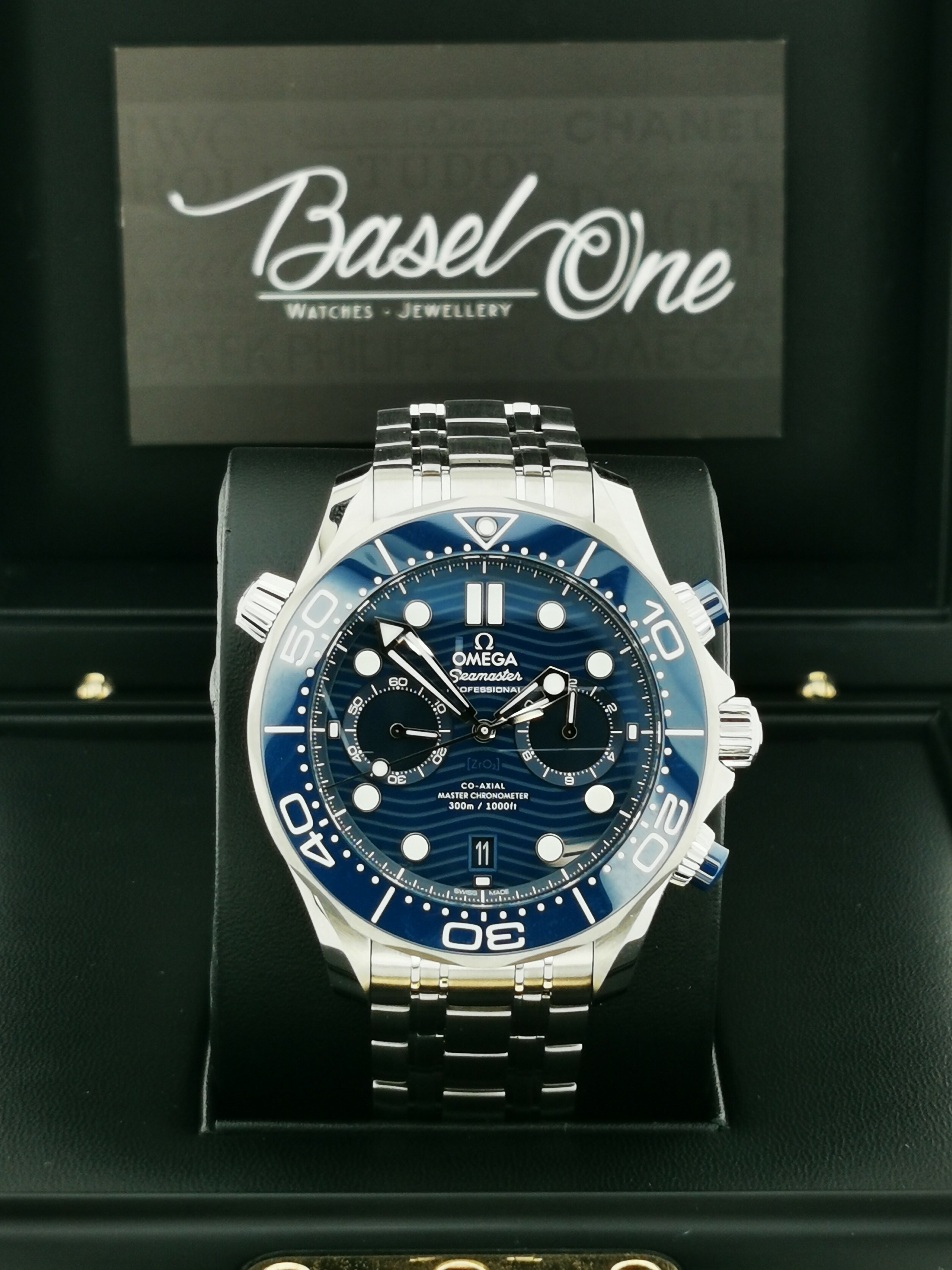 BRAND NEW OMEGA SEAMASTER 300 BLUE DIAL 210.30.44.51.03.001 21030445103001 COAXIAL MASTER CHRONOMETER 44 MM