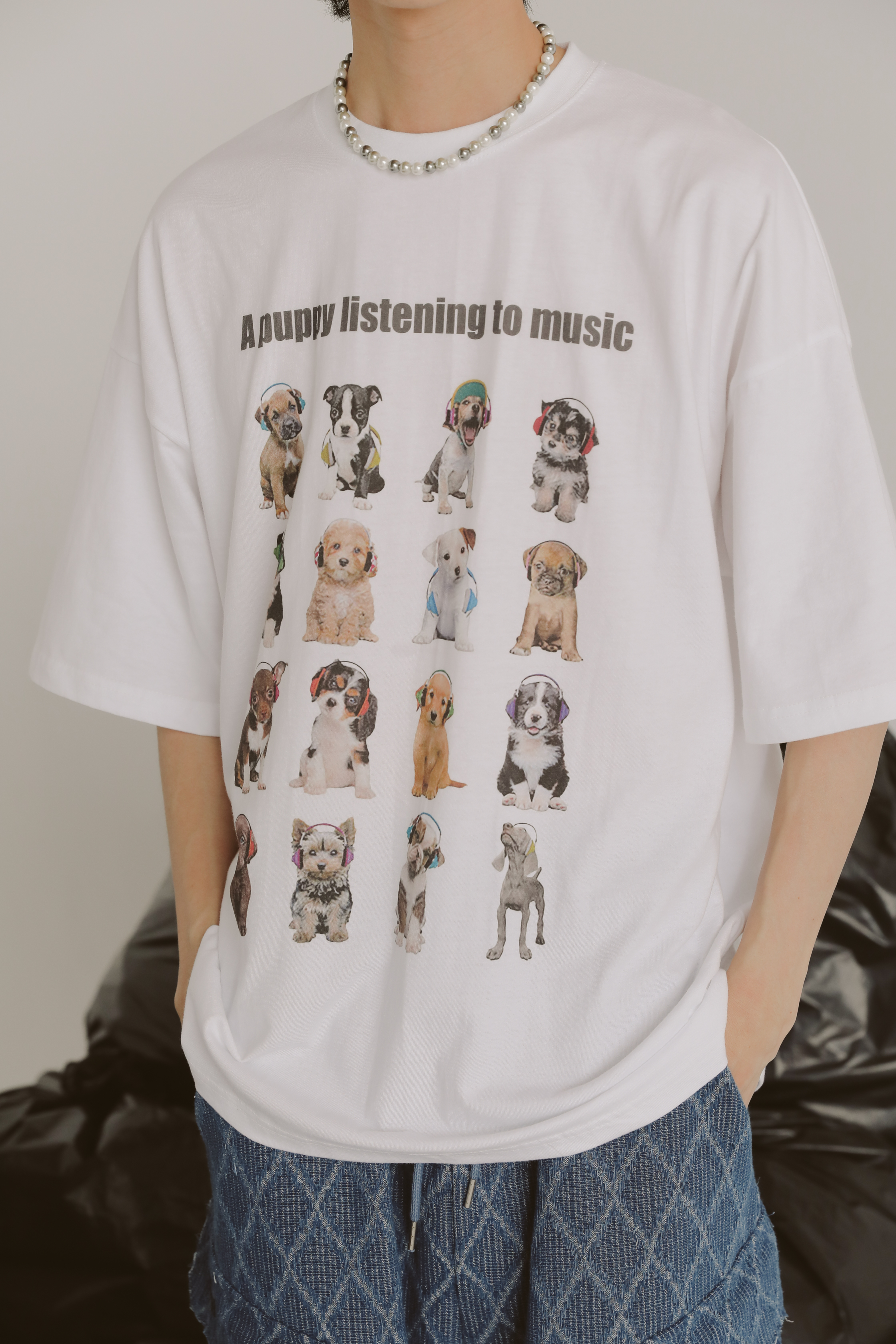 【Unisex】Puppy Short Sleeves #短T