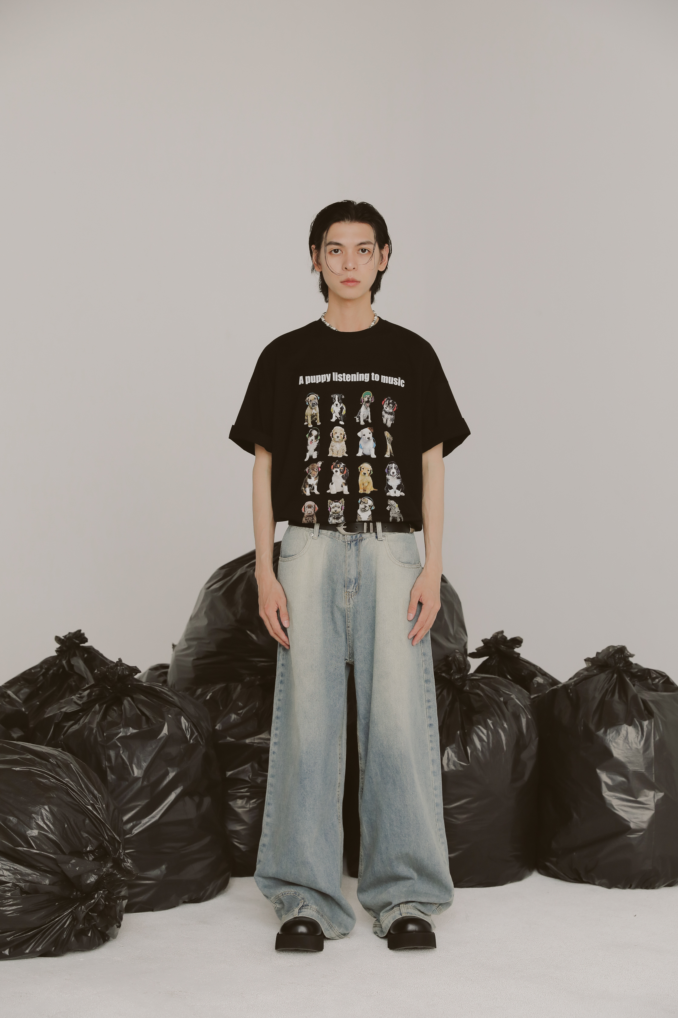 【Unisex】Puppy Short Sleeves #短T