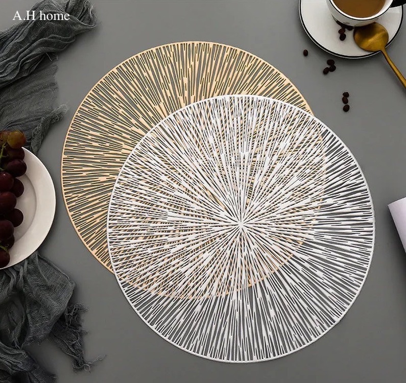 【ＡＨ226】奢華煙花鏤空隔熱餐墊