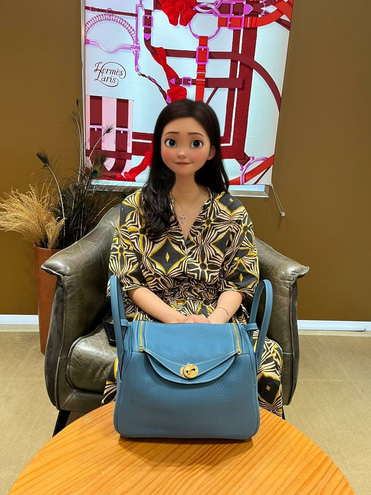 【 感謝支持 】靚靚來pick up L26牛仔藍金扣 靚靚係藍色愛好者💙 今次能買到喜歡的靚色肯定好開心☺️ 多謝你嘅支持🫶