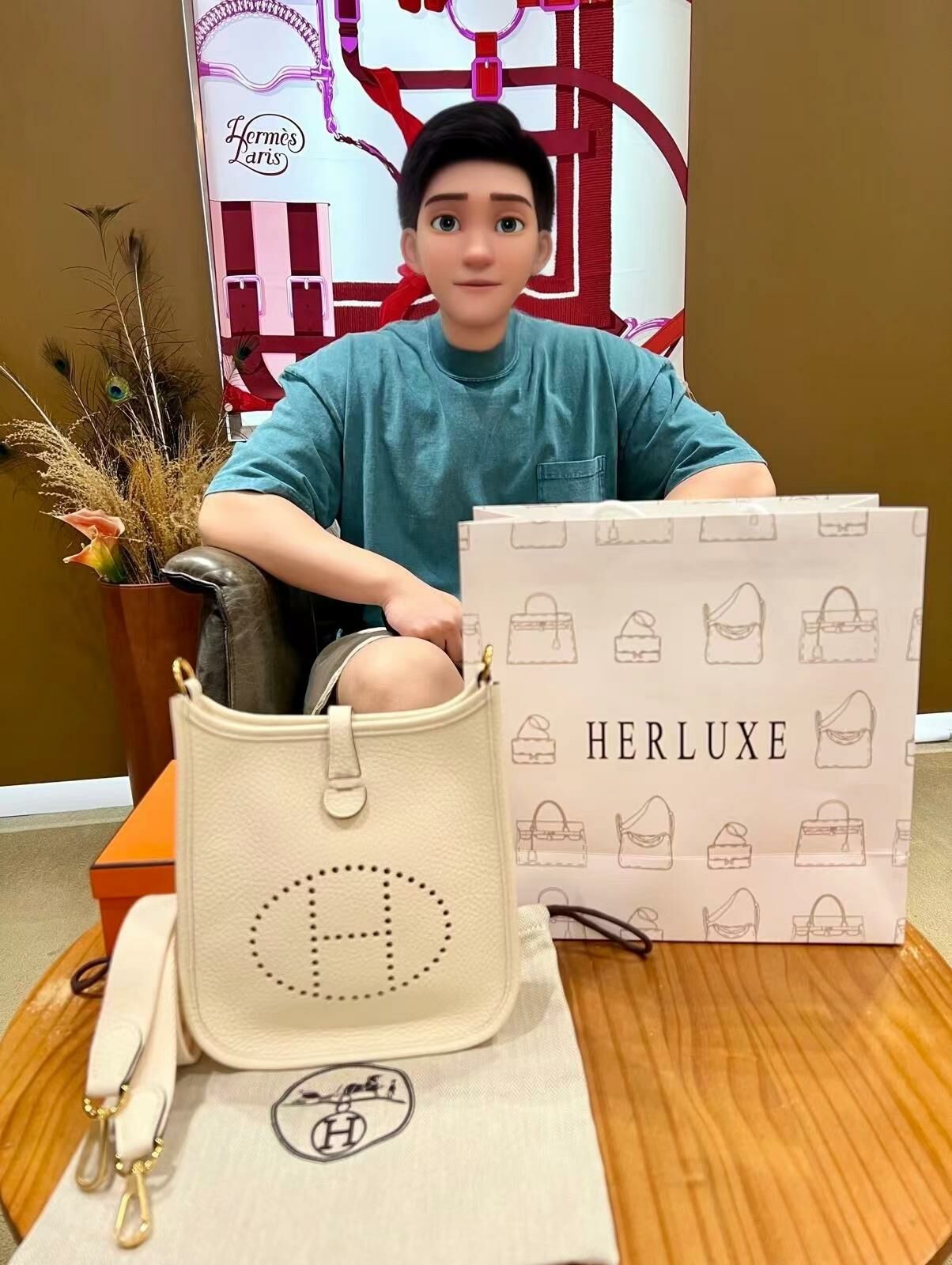 【 感謝支持 】暖男來pick up mini E 奶油白金送俾女朋友💝 靚靚收到一定非常開心滿意🥳 多謝你嘅支持🫶