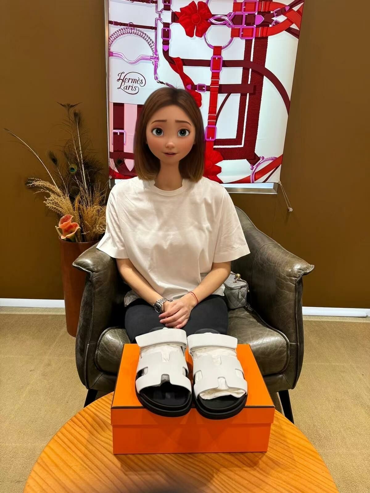 【 感謝支持 】靚靚來pick up二舅拖鞋🤍 非常開心買到心儀已久的貨品🥰 多謝你嘅支持🫶