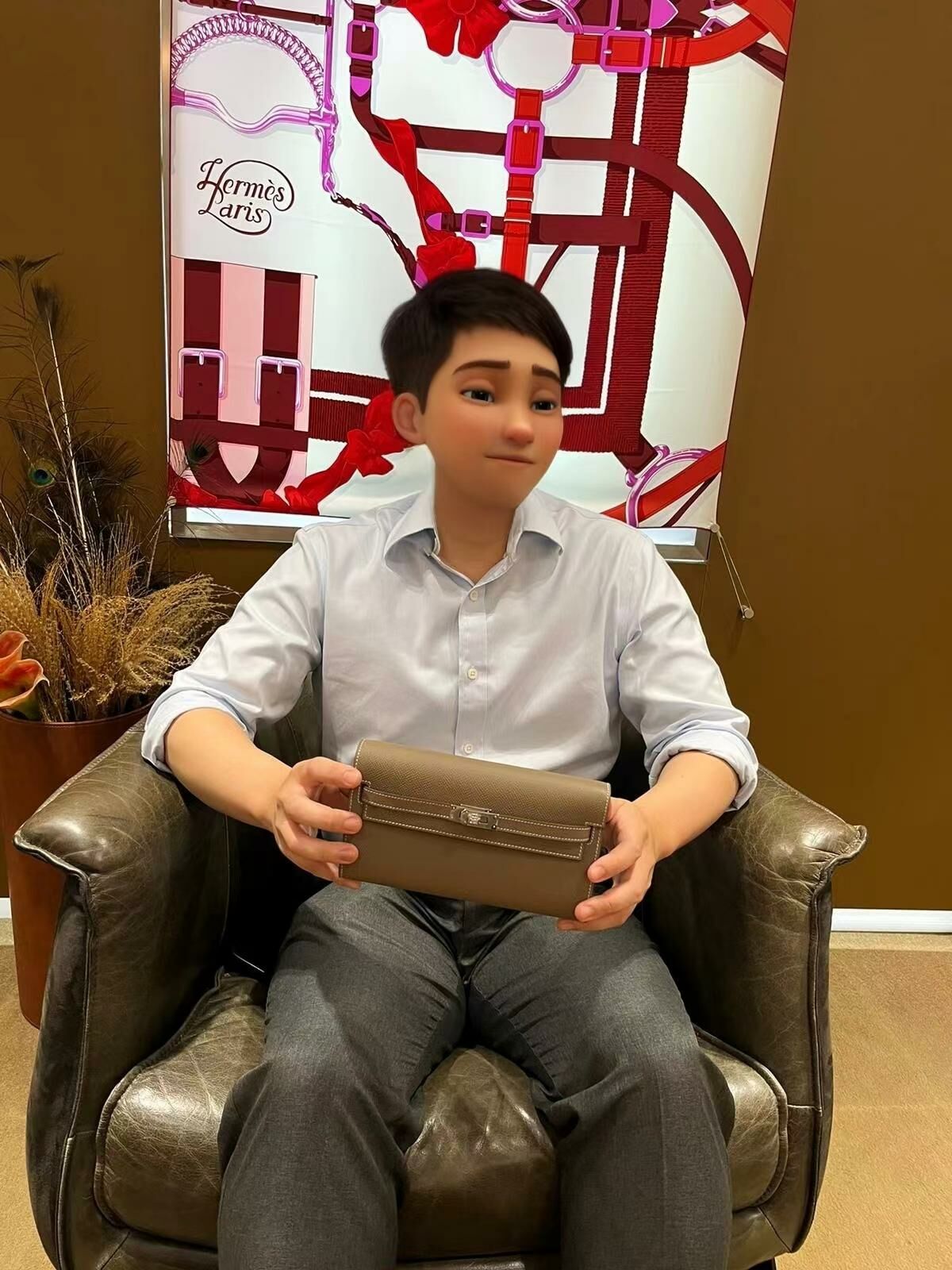 【 感謝支持 】暖男先生線上咨詢後到店購買KTG大象灰🐘 送禮物俾太太🎁 因為有現貨選擇HERLUXE 多謝你嘅支持🫶