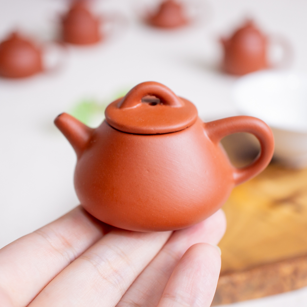 迷你朱泥壺茶寵