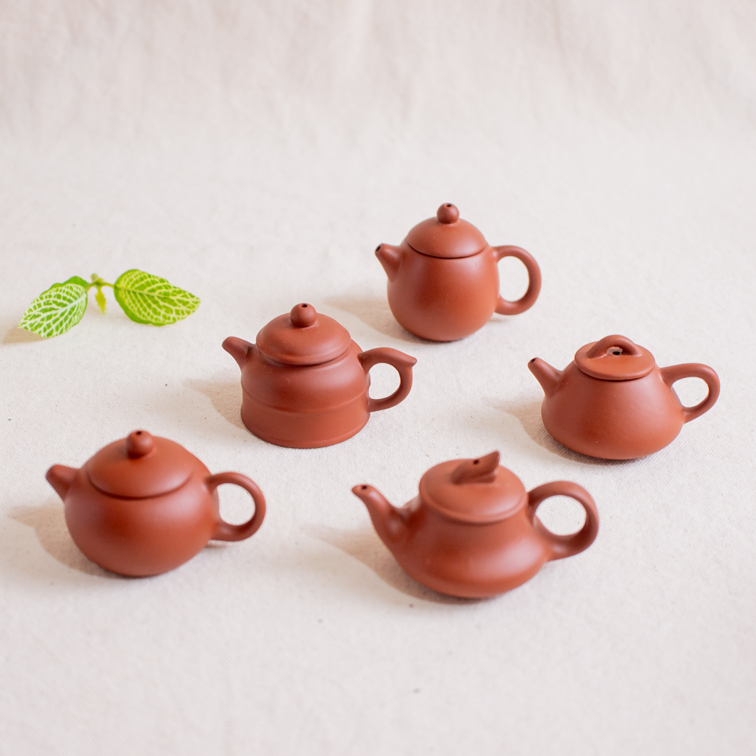 迷你朱泥壺茶寵