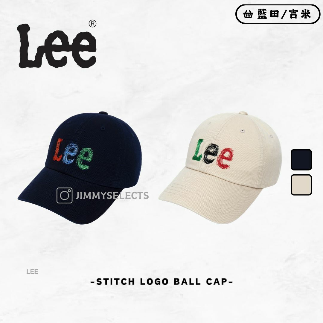 【代購】LEE Stitch Logo Ball Cap 棒球帽 帽子 LE2401CA15