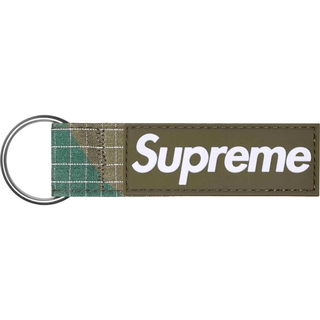 2024SS SUPREME RIPSTOP KEYCHAIN 鑰匙圈 BOX LOGO 現貨
