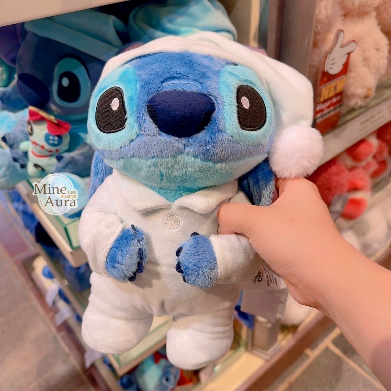史迪奇 Stitch 睡衣造型 娃娃 玩偶 星際寶貝 Lilo & Stitch -香港迪士尼樂園