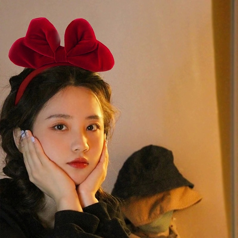 Velvet Ribbon Christmas Vibe Headband