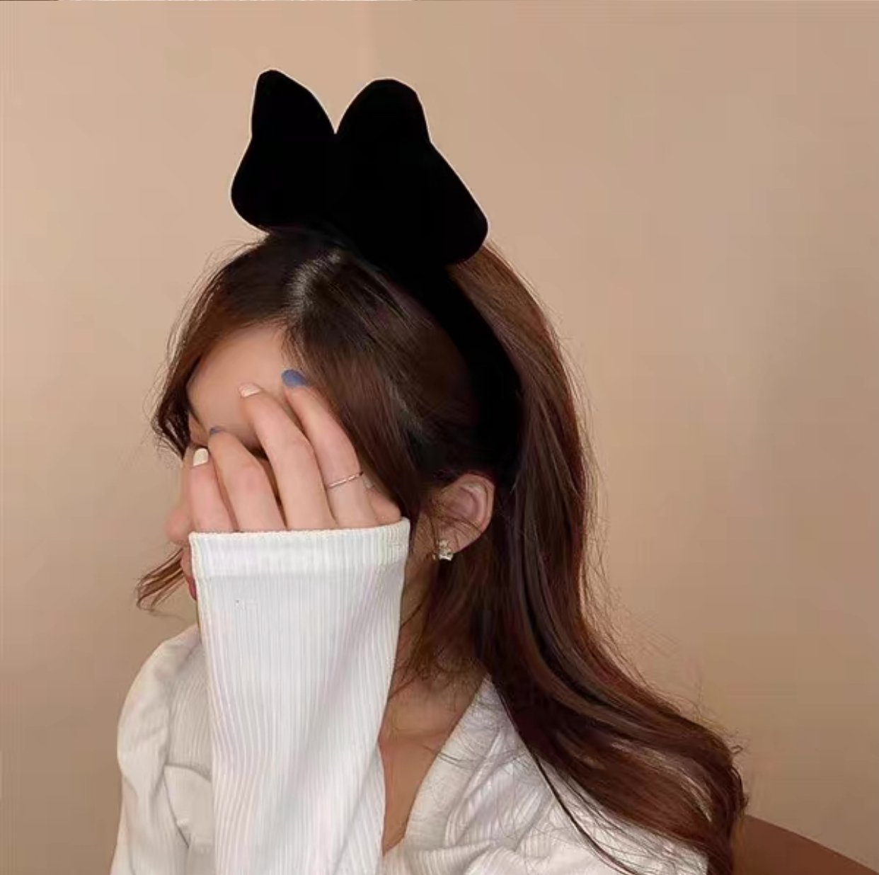 Velvet Ribbon Christmas Vibe Headband