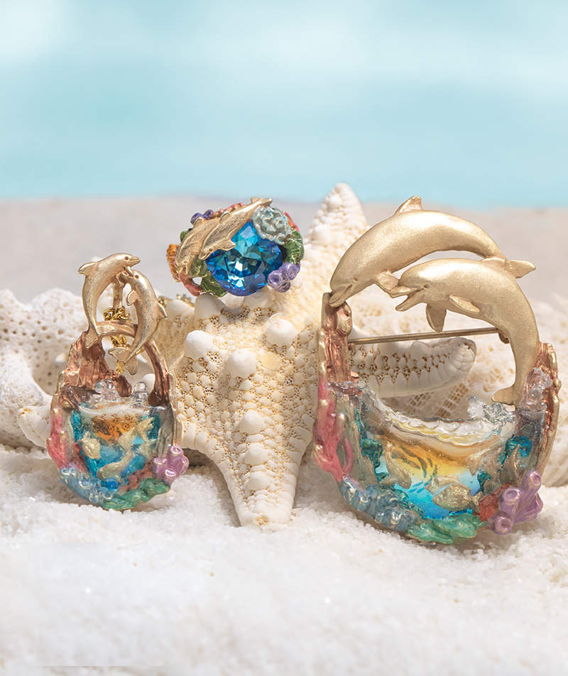 海洋世界頸鏈/戒指/胸針